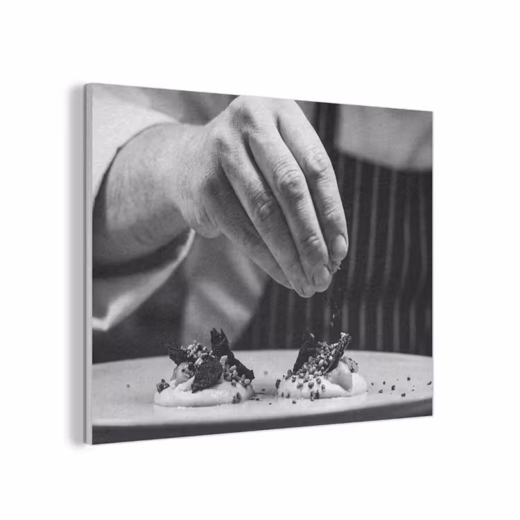 Chef - Garnering - Gerecht PET vilt klein -3d
