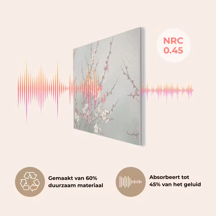 Kersen - Bloesem - Groen PET vilt klein -USP_NL