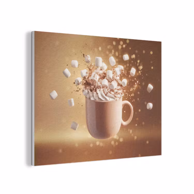 Chocomelk - Drinken - Warm - Bruin PET vilt klein -3d