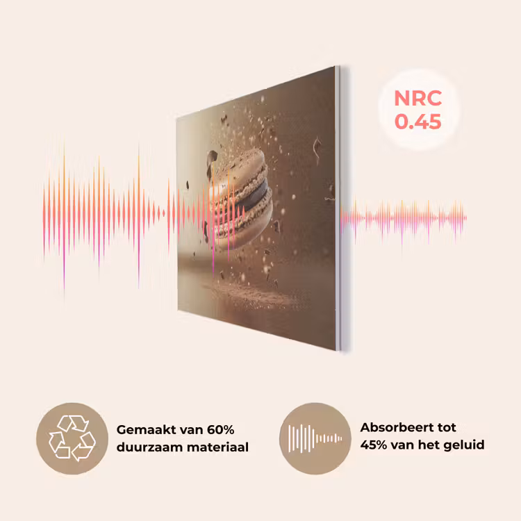 Chocolade - Macarons - Eten - Snoep PET vilt klein -USP_NL