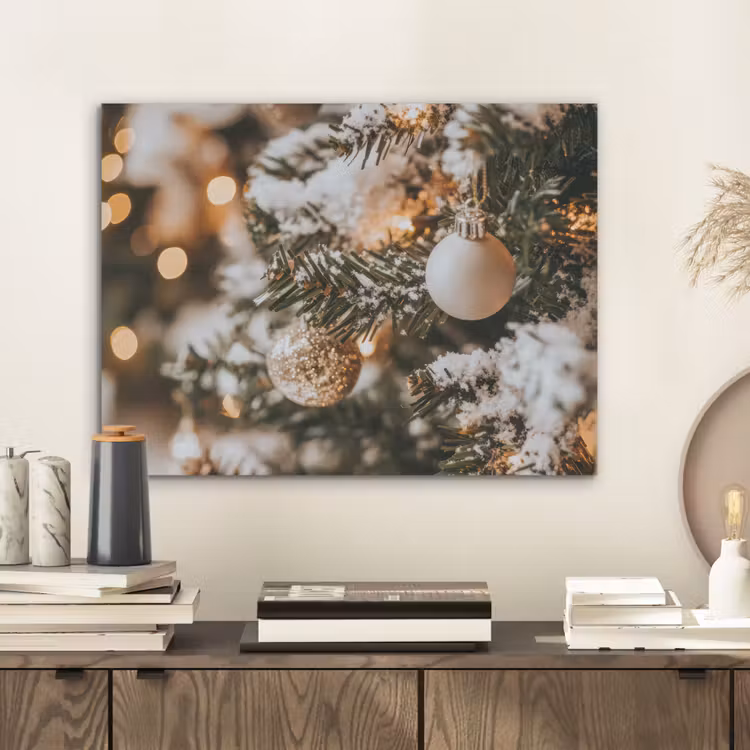 Kerst - Kerstboom - Winter - Binnen - Sneeuw PET vilt klein -sfeer1