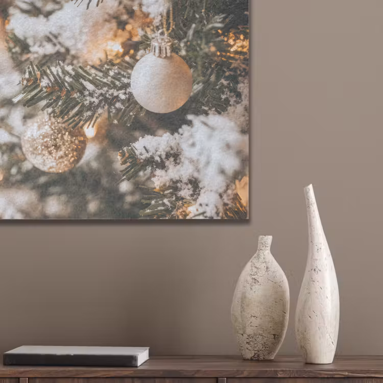 Kerst - Kerstboom - Winter - Binnen - Sneeuw PET vilt klein -sfeer6_closeup