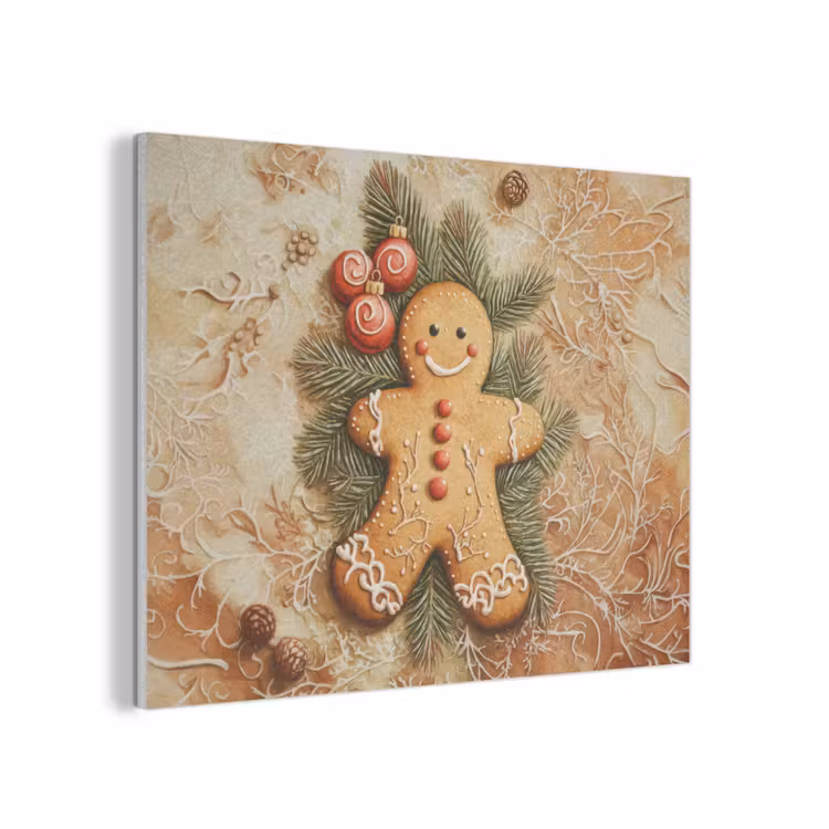 Kerstmis - Koekje - Poppetje - Speculaas PET vilt klein -3d