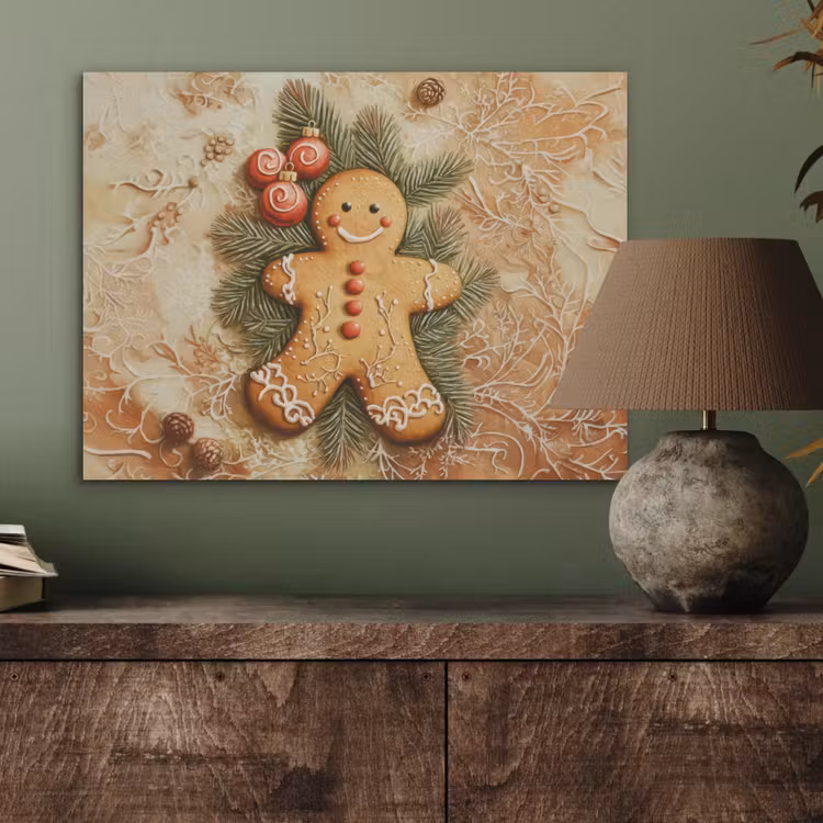 Kerstmis - Koekje - Poppetje - Speculaas PET vilt klein -sfeer2