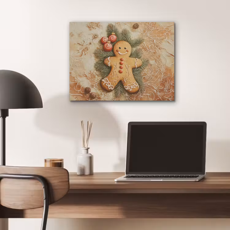 Kerstmis - Koekje - Poppetje - Speculaas PET vilt klein -sfeer5