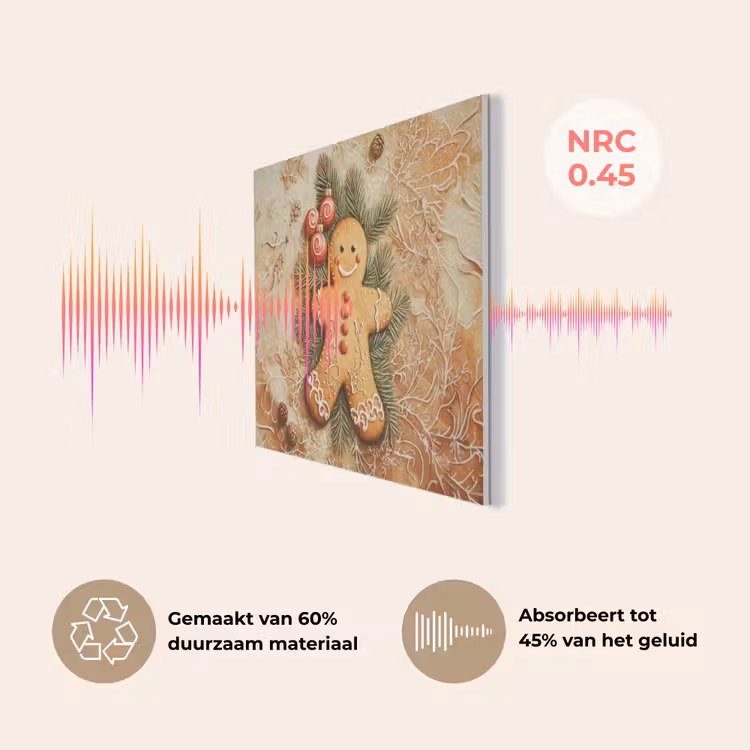 Kerstmis - Koekje - Poppetje - Speculaas PET vilt klein -USP_NL