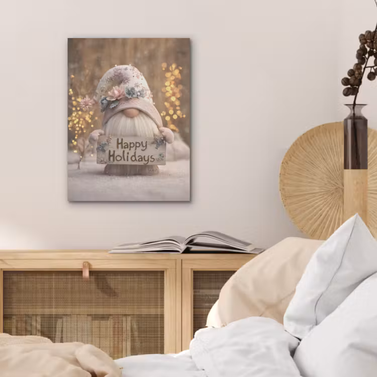 Kerst - Gnome - Bord - Kleurrijk PET vilt klein -sfeer3