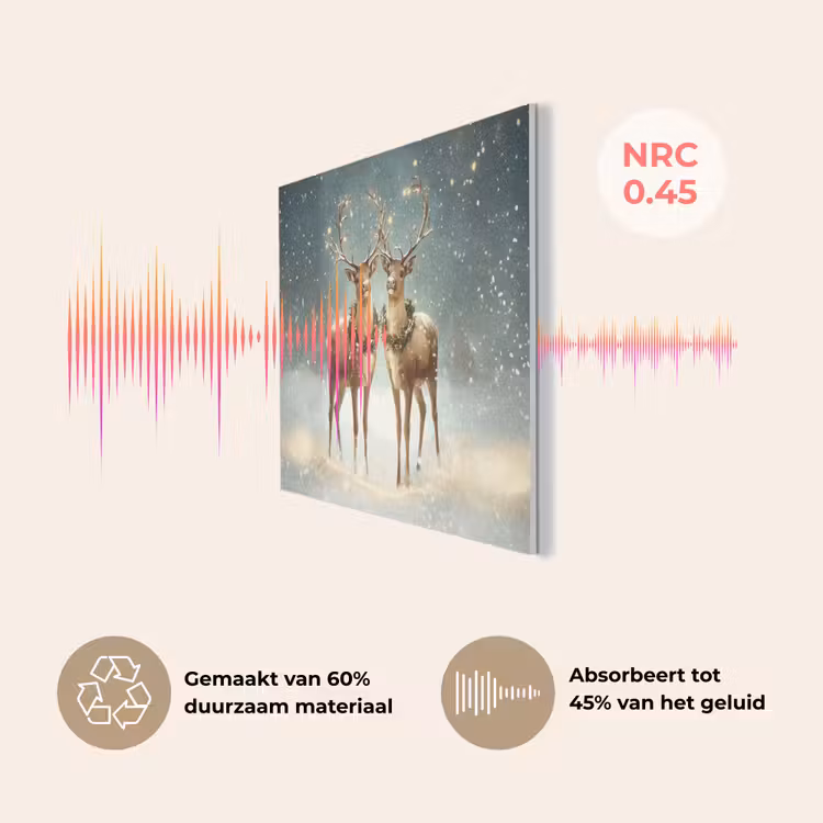 Kerstmagie - Winterwoud - Rendier PET vilt klein -USP_NL