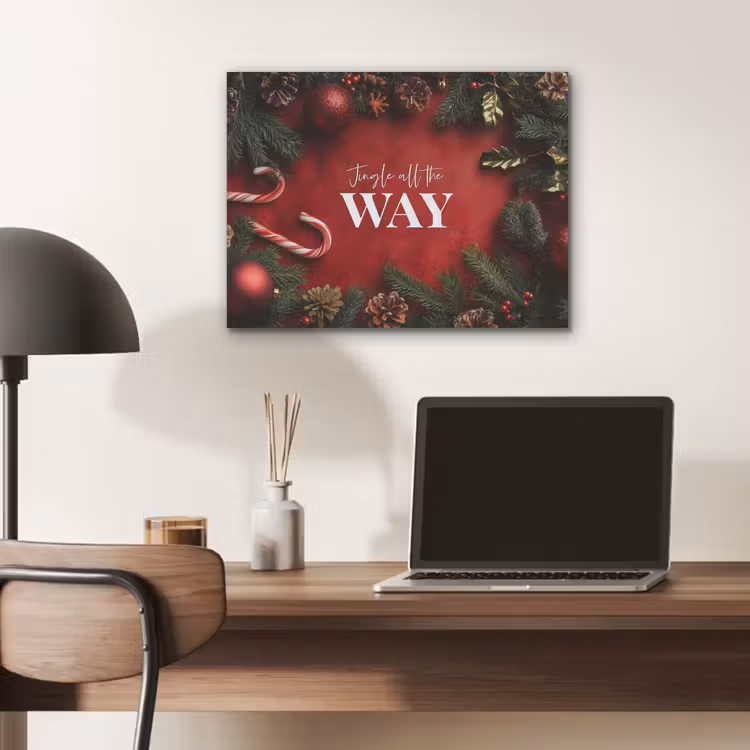 Kerst - Quote - Rood - Kerstballen PET vilt klein -sfeer5