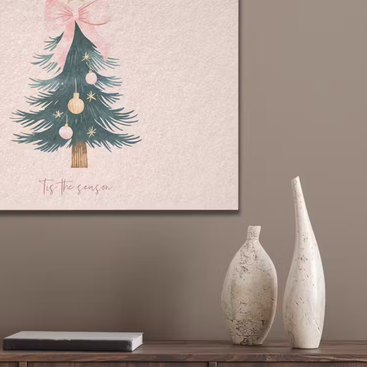 Christmas Season - Kerst - Kerstboom - Roze PET vilt klein -sfeer6_closeup
