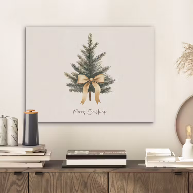 Kerstboom - Kerst - Merry Christmas - Beige PET vilt klein -sfeer1