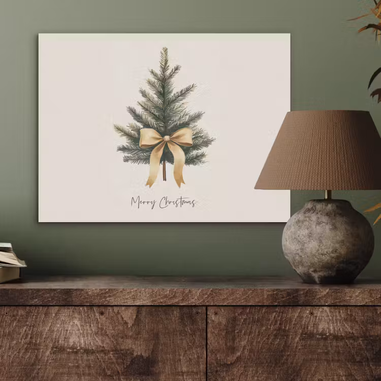 Kerstboom - Kerst - Merry Christmas - Beige PET vilt klein -sfeer2