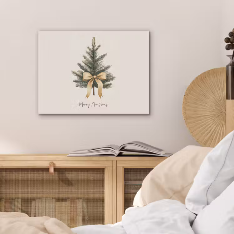 Kerstboom - Kerst - Merry Christmas - Beige PET vilt klein -sfeer3