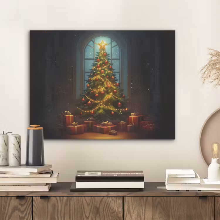 Kerstboom - Cadeau - Kerst - Winter PET vilt klein -sfeer1