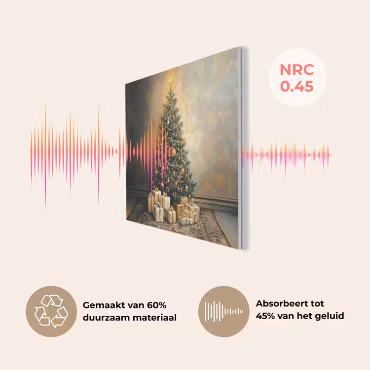 Kerstboom - Cadeaus - Goud PET vilt klein -USP_NL