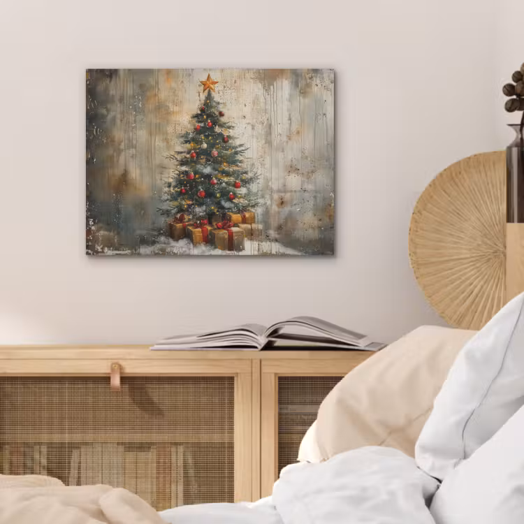 Kerstboom - Vintage - Kerst - Cadeau PET vilt klein -sfeer3