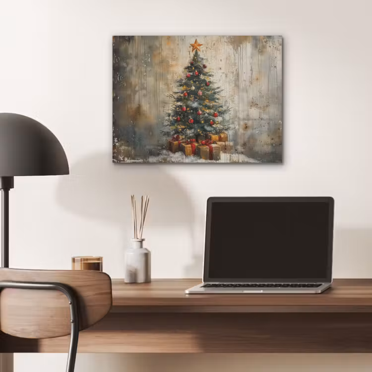 Kerstboom - Vintage - Kerst - Cadeau PET vilt klein -sfeer5