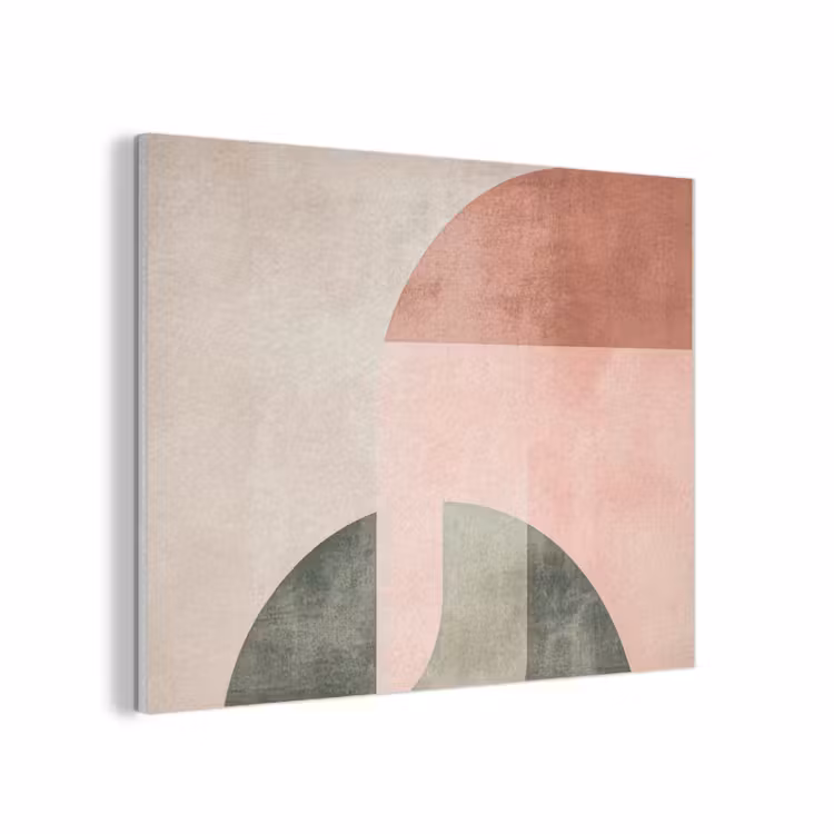 Cirkel - Abstract - Roze PET vilt klein -3d