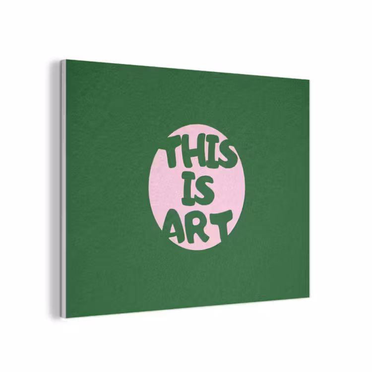 Cirkel - Roze - Tekst - Art PET vilt klein -3d