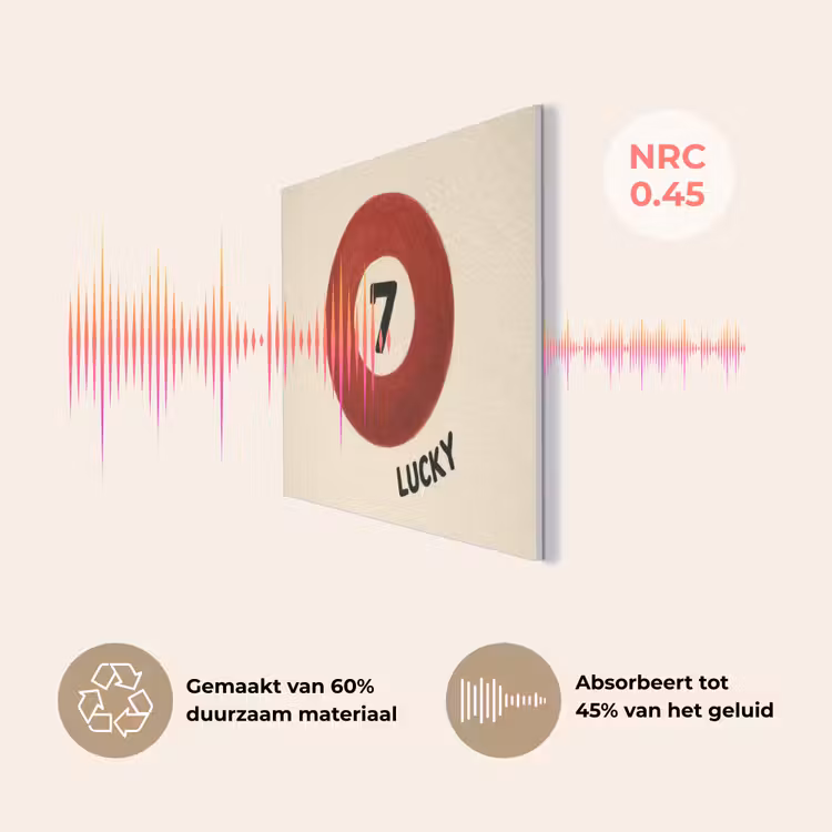 Cirkel - Zeven - Lucky - Rood PET vilt klein -USP_NL