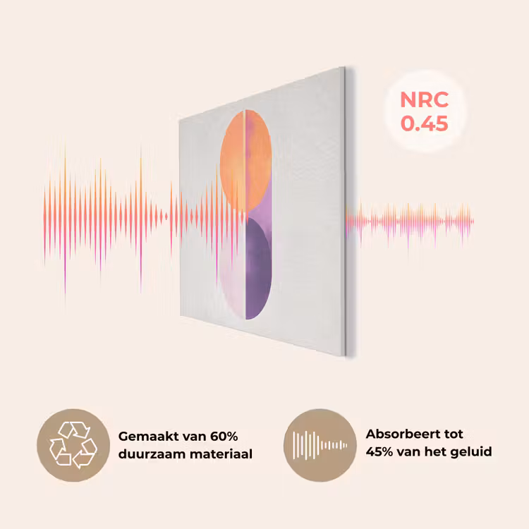 Cirkels - Abstract - Paars PET vilt klein -USP_NL