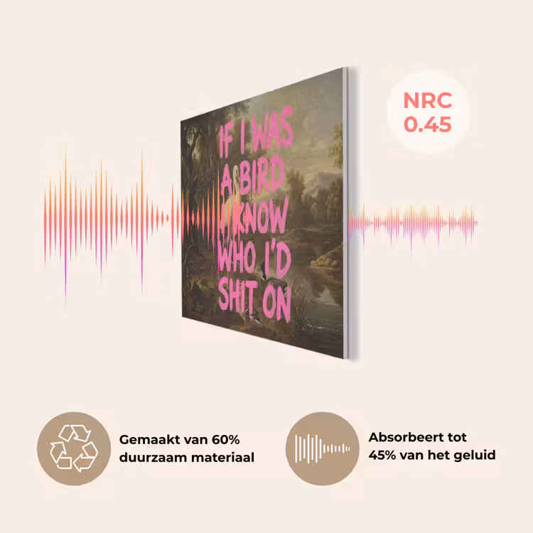 Klassiek - Humor - Roze PET vilt klein -USP_NL