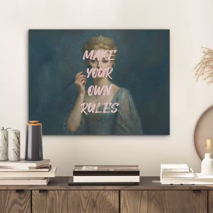 Klassiek - Sierlijk - Roze PET vilt klein -sfeer1