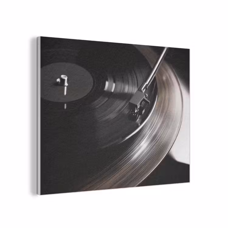 Close-up - Vinylplaat - Platenspeler - Zwart PET vilt klein -3d