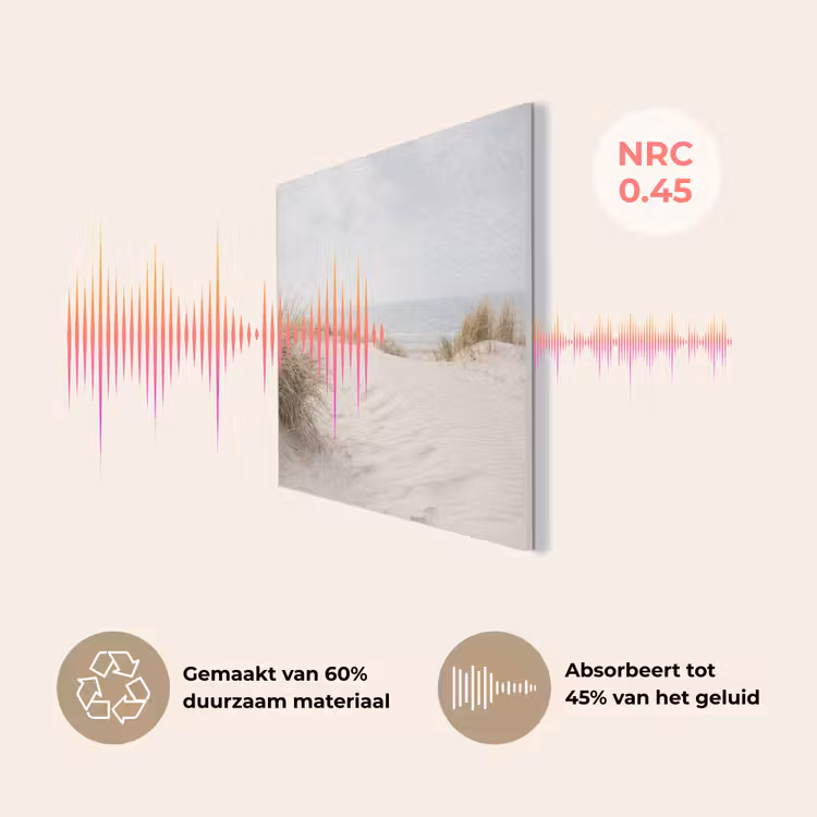 Wolken - Duinlandschap - Zand PET vilt klein -USP_NL