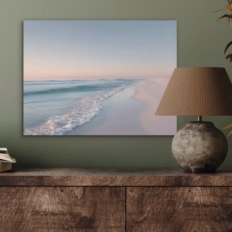 Kustlijn - Pastel - water PET vilt klein -sfeer2