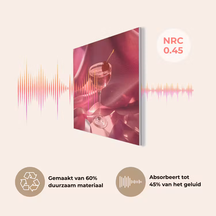 Cocktail - Pink - Luxe PET vilt klein -USP_NL