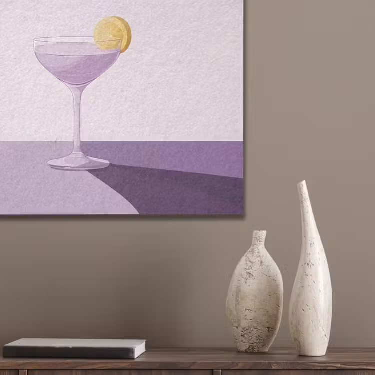 Cocktail - Paars - Minimalistisch - Citroen PET vilt klein -sfeer6_closeup