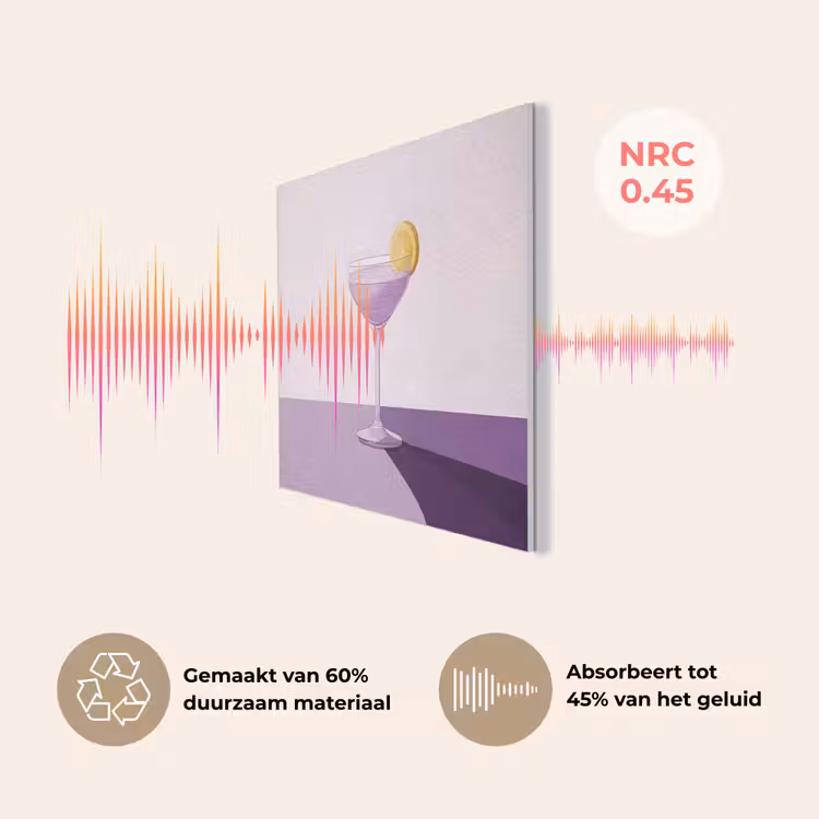 Cocktail - Paars - Minimalistisch - Citroen PET vilt klein -USP_NL