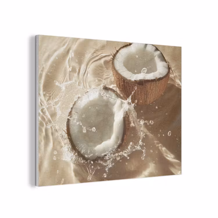 Kokosnoot - Water - Beige - Spetters PET vilt klein -3d
