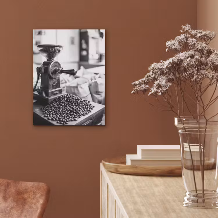 Koffiemolen - Gemalen - Vintage PET vilt klein -sfeer4