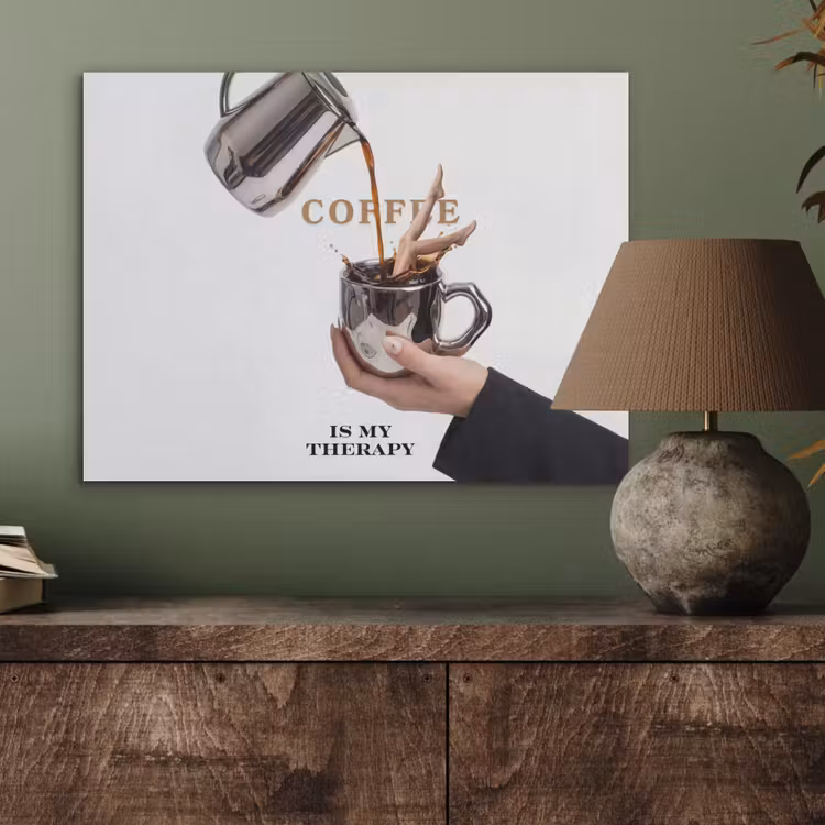 Koffie - Mok - Kan - Therapie PET vilt klein -sfeer2