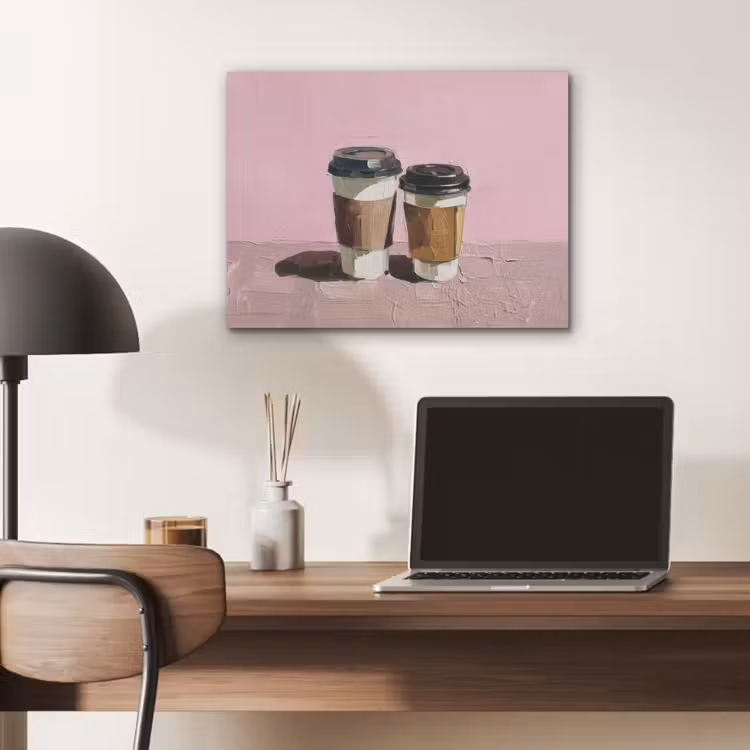 Koffiebekers - Deksel - Verf - Textuur PET vilt klein -sfeer5