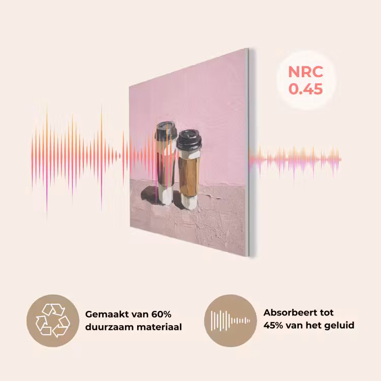 Koffiebekers - Deksel - Verf - Textuur PET vilt klein -USP_NL