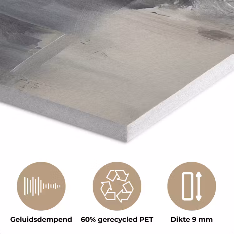 Kleurenpalet - Penseelstreken - Beige - Nevelig PET vilt klein -closeup_NL