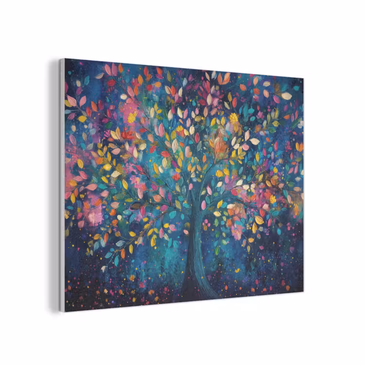 Kleurrijk - Boom - Magisch - Abstract PET vilt klein -3d