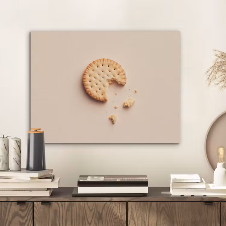 Koekje - Kruimels - beige PET vilt klein -sfeer1
