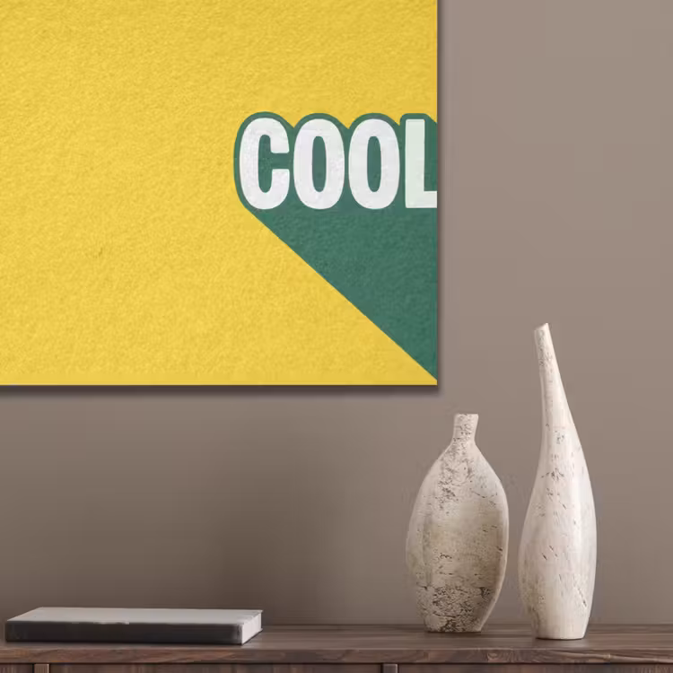 Cool - Geel - Groen PET vilt klein -sfeer6_closeup