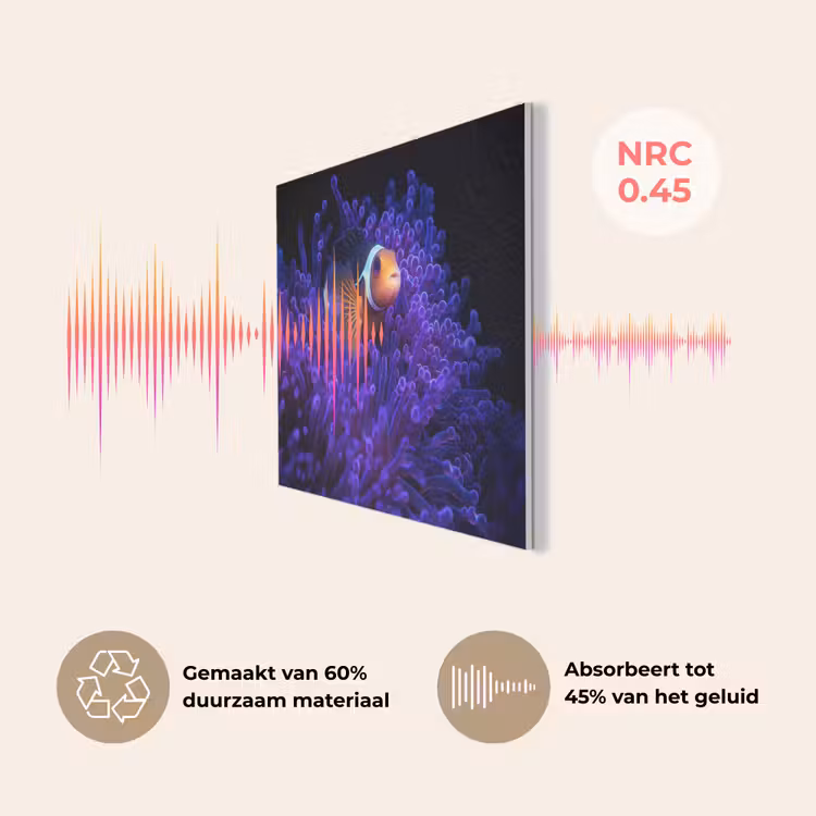 Koraal - Vis - Oranje - Zee PET vilt klein -USP_NL