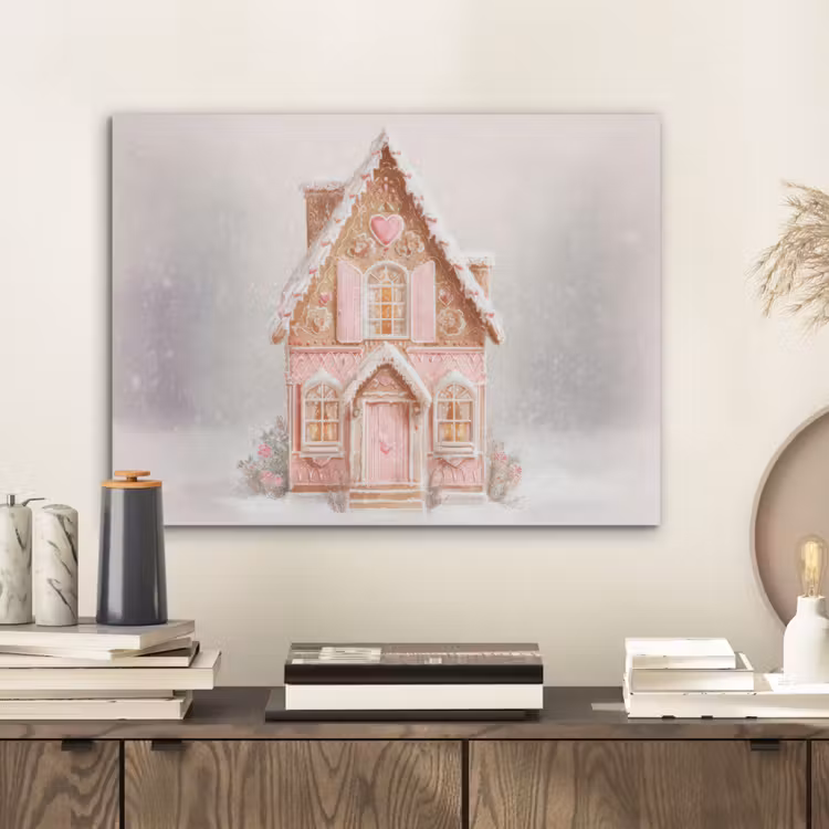Huisje - Suiker - Pastel PET vilt klein -sfeer1