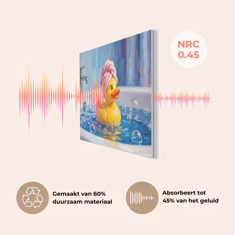 Creatief - Badeend - Kleurrijk PET vilt klein -USP_NL