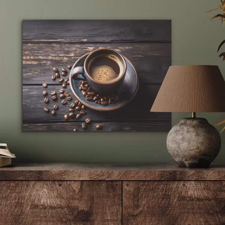 Kop - Koffie - Hout - Bonen PET vilt klein -sfeer2