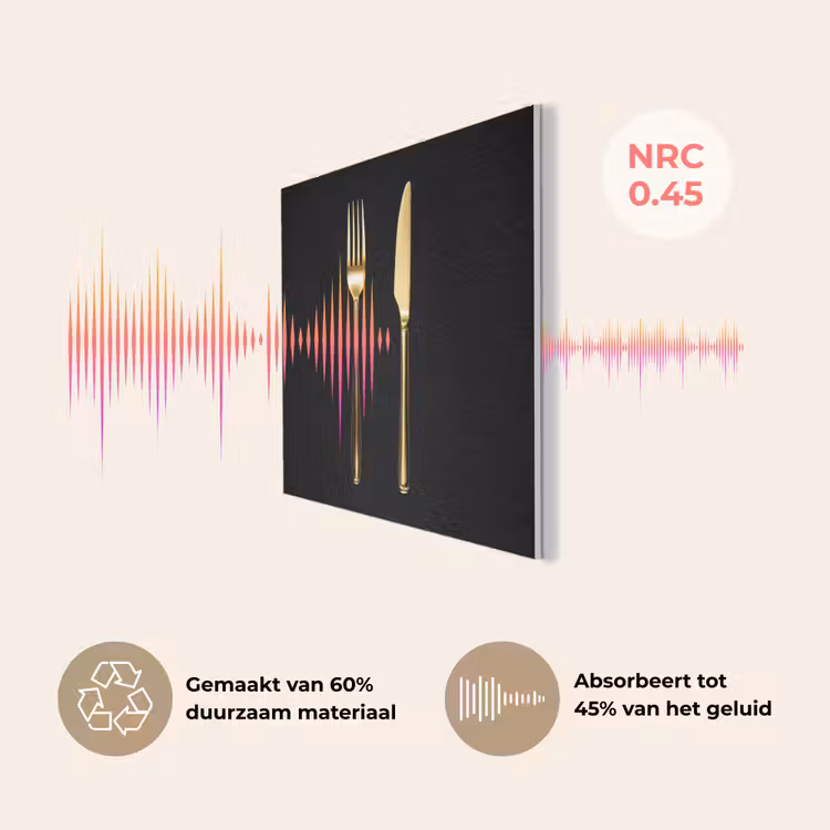 Bestek - Goud - Mes - Vork PET vilt klein -USP_NL