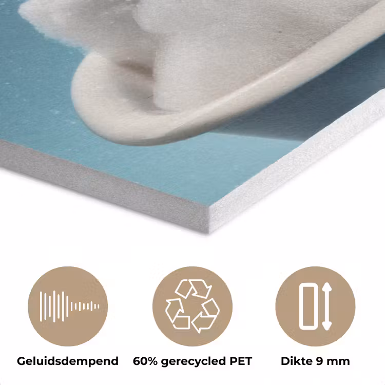 Teckel - Bad - Schuim - Waterdruppels PET vilt klein -closeup_NL