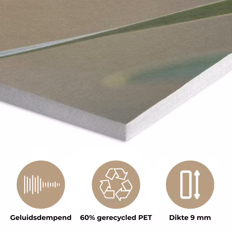 Narcis - Bloem - Minimalistisch PET vilt klein -closeup_NL