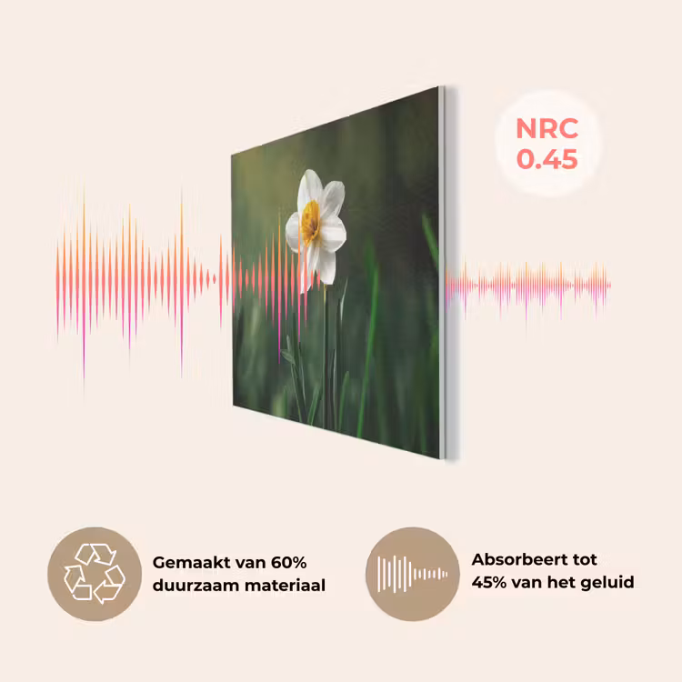 Narcis - Bloem - Wit - Grassprieten PET vilt klein -USP_NL